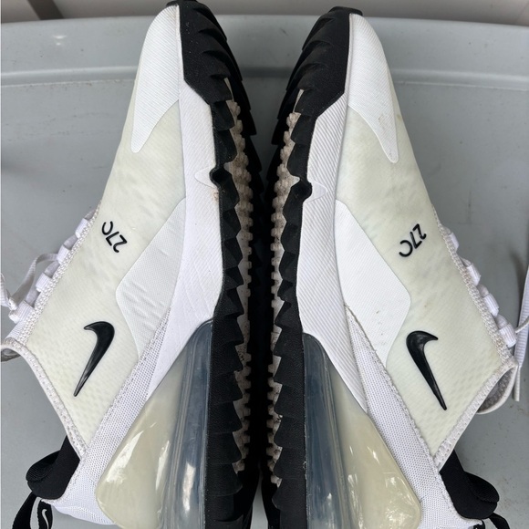 Nike Air Max 270 G Spikeless Golf Shoes CK6483-102 - White/Black - 9 - Picture 4 of 8
